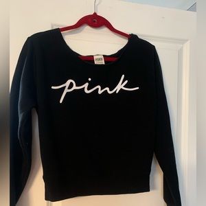 Pink black top. Light fleece